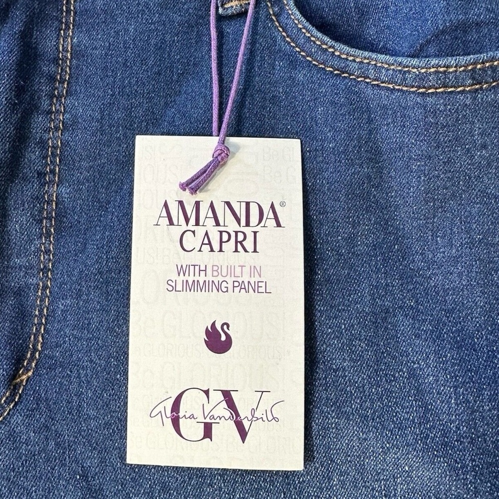 Gloria Vanderbilt Amanda Capri SZ 14 NWT - Picture 6 of 6